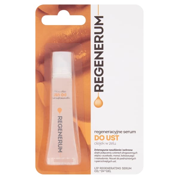 Regenerum, Reparerende Læbe Serum, gel olie, 7 g