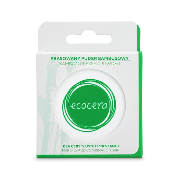 Ecocera Puristettu Bambu Puuteri Rasvaiselle ja Sekaiholle, 10 g