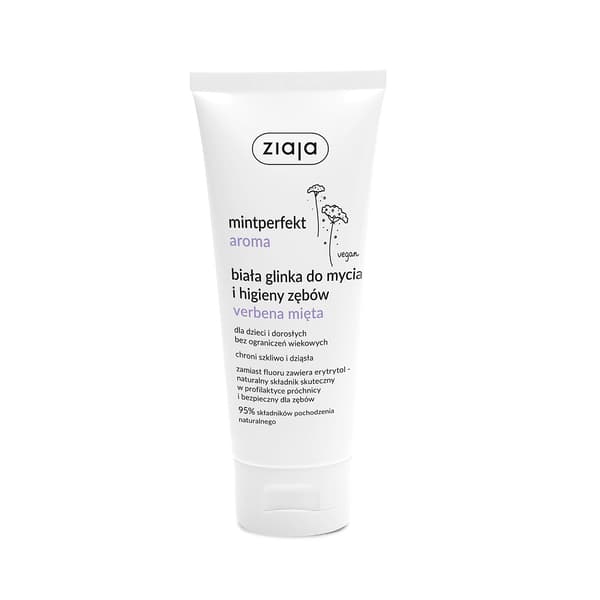 Ziaja Mintperfect Aroma Valkoinen Savipesu Hammashygienia Verbena Minttu, 100 ml