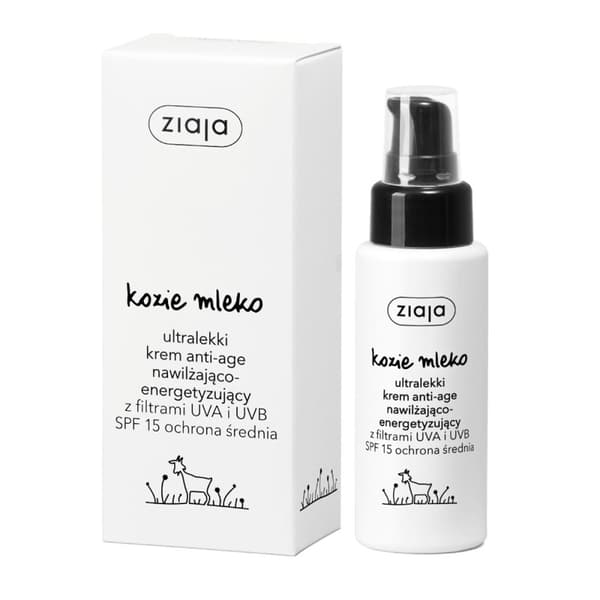 Ziaja Get Milk Ultralätt Anti-Åldrande Kräm SPF 15, 50 ml