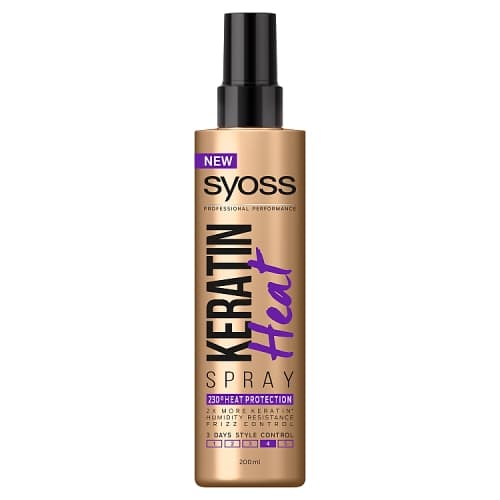 Syoss Keratin Värmespray Termoskyddsspray för Hår, 200ml