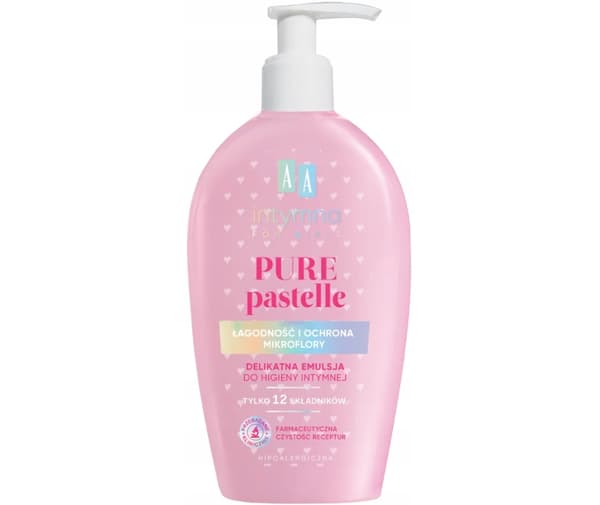 AA Intime Pleje til Piger Pastelle, Mild Intim Hygiejne Emulsion, 300 ml