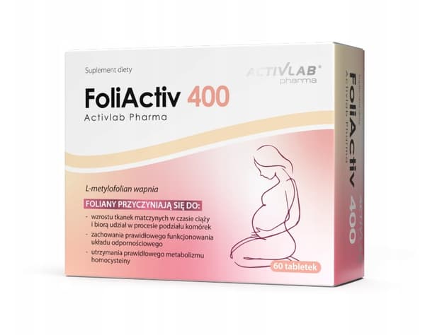 Activlab Pharma, FoliActiv 400, 60 tabletter