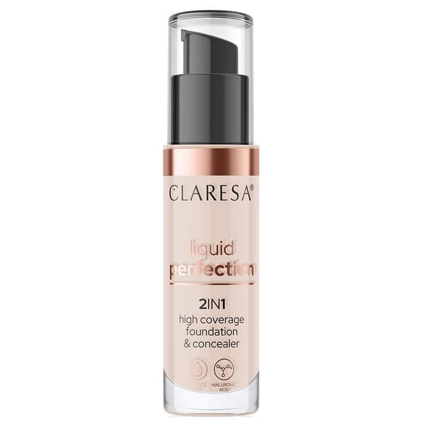 Claresa 2in1 Peitevoide ja Meikkivoide 103 Cool Medium, 34g