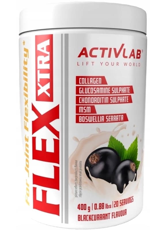 Activlab Flex Xtra - Terveet Nivelet, Mustaherukka, 400 g