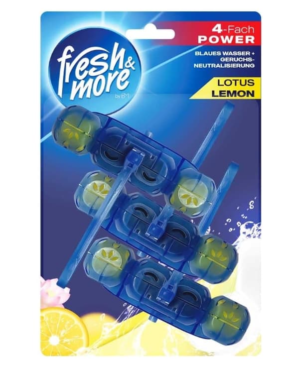 Luftfräschare för WC Lotus Citron, 3-pack (Importerad från Tyskland)