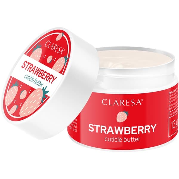 Claresa Neglebåndscreme Jordbær, 13 g