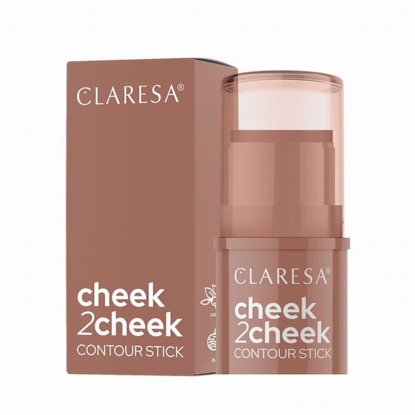 Claresa Cheek 2 Cheek Bronze Stick 01 Neutral Sand, 5,5 g