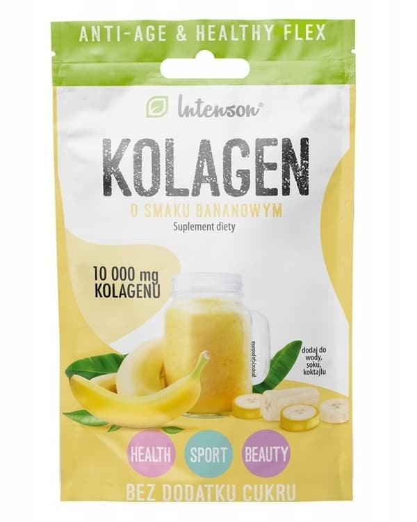 Intenson Kollageeni & Hyaluronihappo Banaanimaulla, 11,1 g