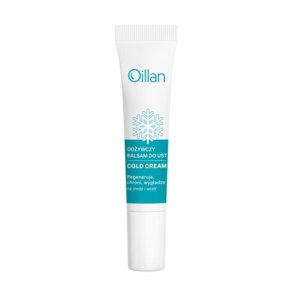 Oillan Cold Cream Läppbalsam - Närande med Ceramider & E-Vitamin, 15 ml
