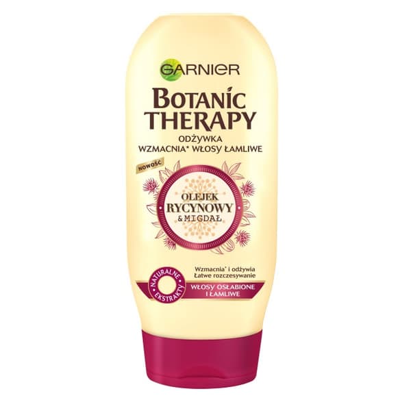 Garnier Botanisk Terapi Hårbalsam med Ricinusolie og Mandel, 200 ml