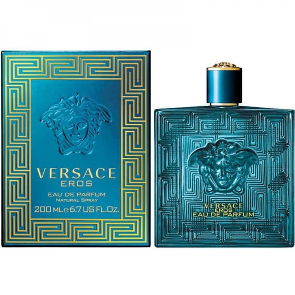 Versace Eros Eau de Parfum, 200 ml - Ylellinen Hajuvesi Miehille