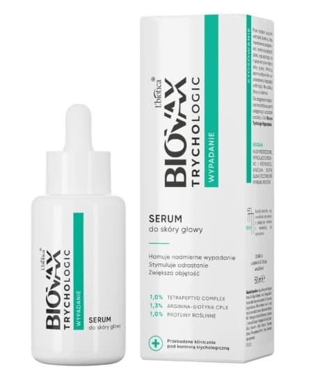 Biovax Trychologic Päänahan Seerumi Hiustenlähtöön, 50 ml