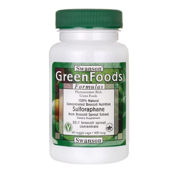 Swanson Sulforafaani 400mg 60 kapselia