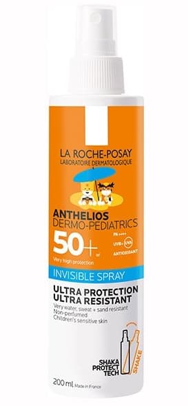 La Roche-Posay Anthelios Børnevenlig Usynlig Spray SPF 50+, 200 ml