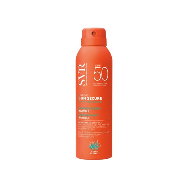SVR Solskydd Brume SPF 50, Biologiskt Nedbrytbar Spray, 200 ml