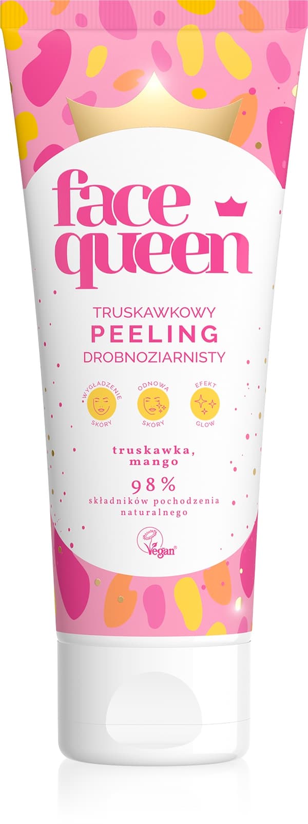 Ansiktsdrottningen Strawberry Fint Korn Peeling, 75 ml