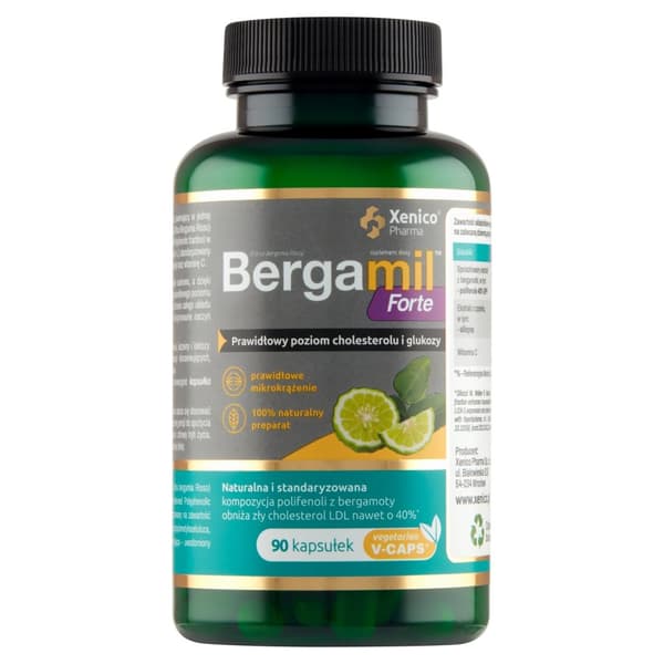 Bergamil Forte Kosttillskott, 90 kapslar