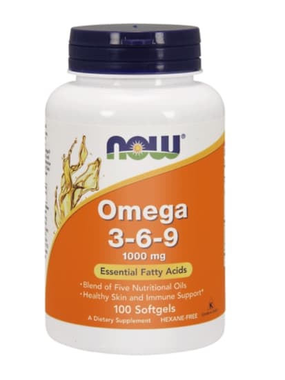 Nyt Elintarvikkeet, Omega 3-6-9 1000 mg, 100 kapselia