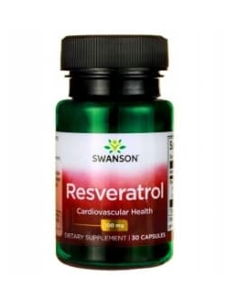 Swanson Resveratrol 100 mg, 30 kapslar