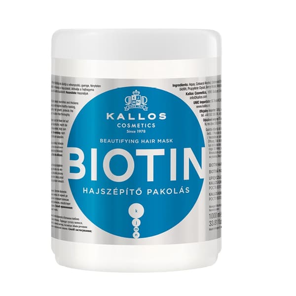Kallos KJMN Biotin Maske, 1000 ml
