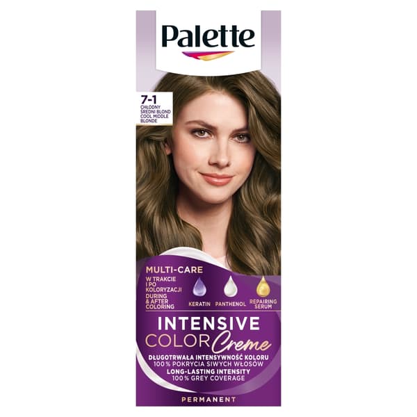 Palette Hårfärg i kräm 7-1 Kall Mellanblond