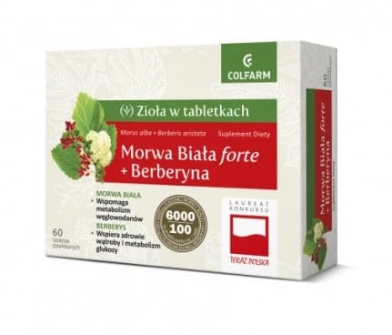 Morwa Vit Forte + Berberin, 60 tabletter