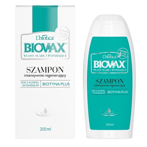 Biovax Regenererende Shampoo til Svagt og Hårtab 200ml