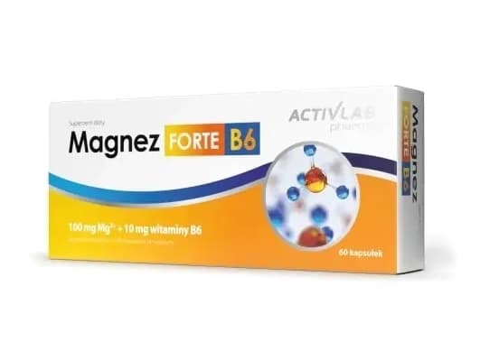 Magnezium Stark B6, 60 Kapslar
