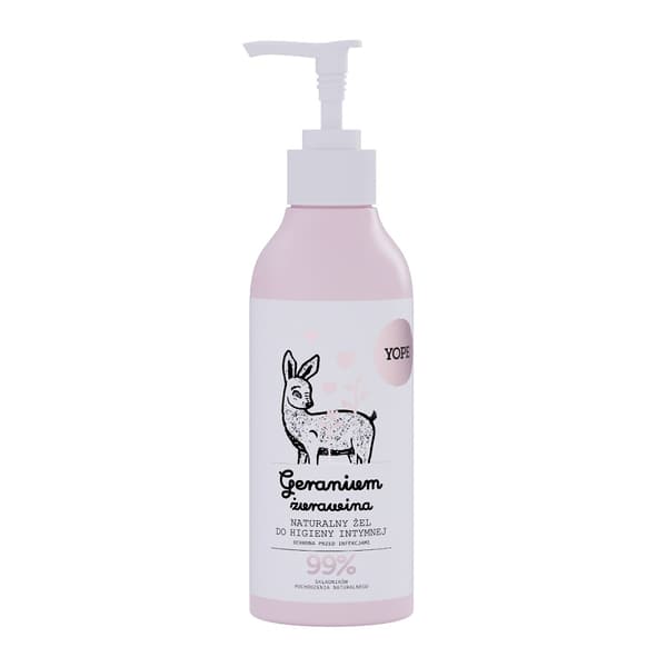 Yope Intimvaskegel, Geranium & Tranebær, 300 ml