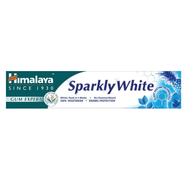 Himalaya Urtebaseret Hvidtandpasta Sparkly White, 75 ml
