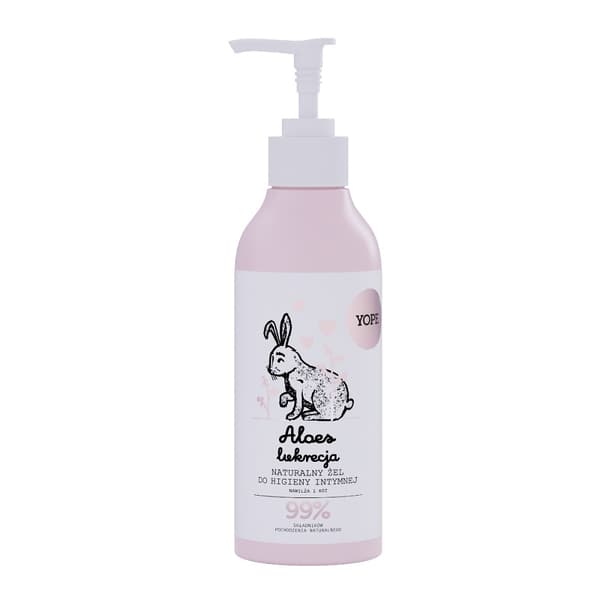 Yope Intimvaskegel Aloe Vera & Lakridsrod, 300 ml