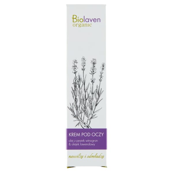 Biolaven Ögonkräm med Druvkärnolja & Lavendelolja, 15 ml