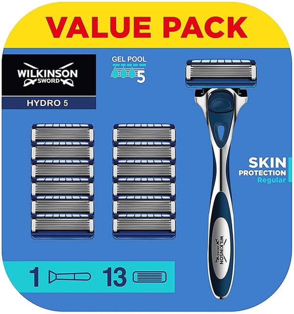Wilkinson Hydro 5 Ihonhoitokone Terävaihtosetti 1 kpl + 13 vara-terää