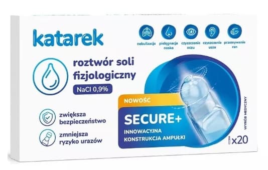 Fysiologisk NaCl-lösning i 20 x 5 ml ampuller - 0,9% NaCl