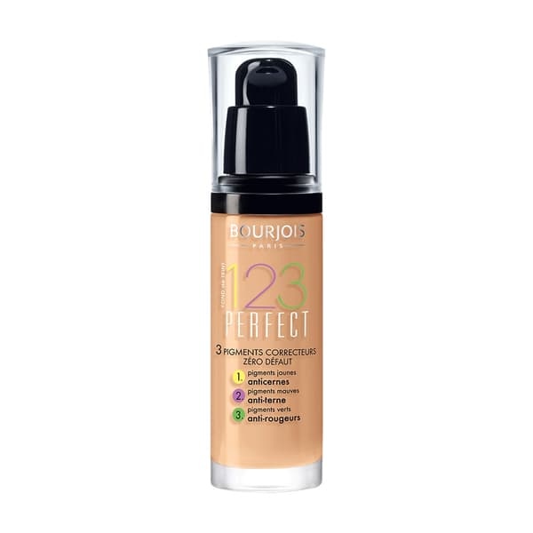 Bourjois 123 Perfect Foundation Ensartet Udseende 55 Dark Beige, 30 ml