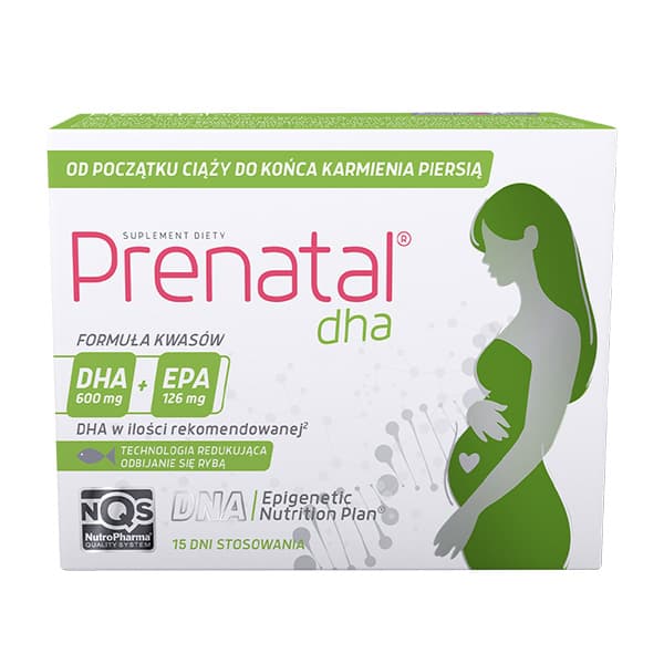 Prenatal DHA och EPA Omega-3 för gravida och ammande - 30 kapslar