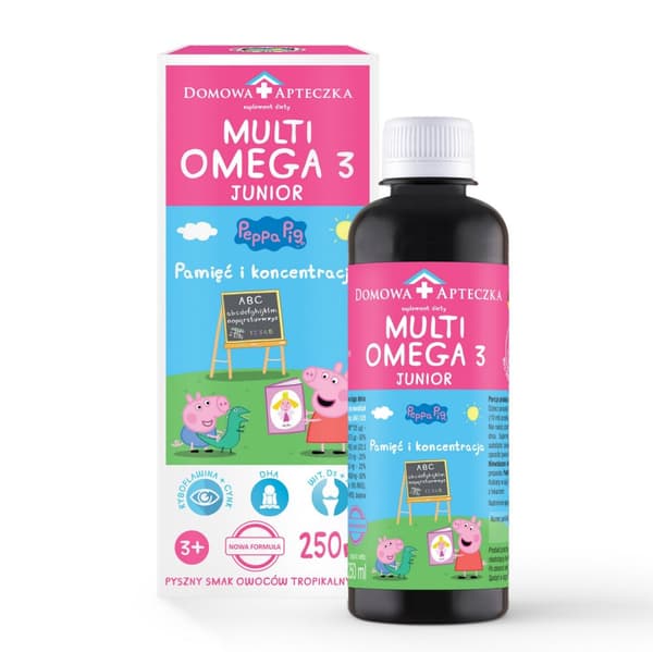 MultiOmega 3 Junior Tropisk Smak, 250 ml