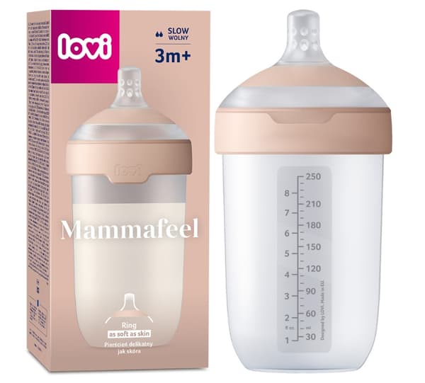 Lovi Mammafeel Babyflaska 250 ml, 3+m, 1 st.