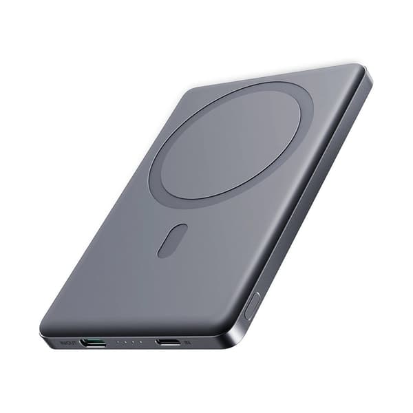 Joyroom JR-PBM08 langaton powerbank, 5000mAh, 20W, harmaa