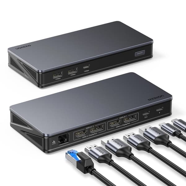 Ugreen USB-C Multifunktionel Adapter CM615 - Grå