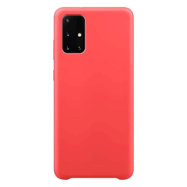Fleksibelt Silikone Cover til Samsung Galaxy A72 4G - Rød