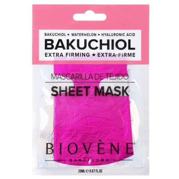 Biovene Sheet Mask med Bakuchiol och Hyaluronsyra, 20 ml