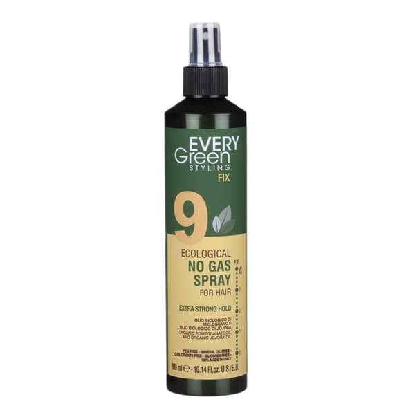 Every Green 9 Ekologiskt Hårspray utan Gas - Stark Fixering, 300 ml