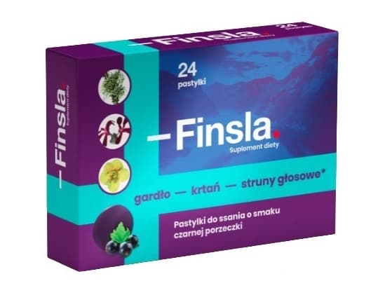 Finsla Svartvinbärssmak, 24 tabletter