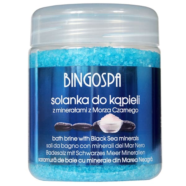 BingoSpa Mustanmeren mineraali kylpysuola, 550g