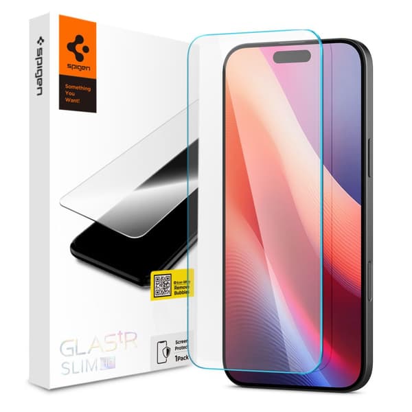 Spigen Glas.tR Slim Hærdet Glasbeskytter til iPhone 16 Pro