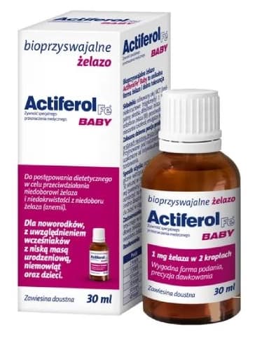 Actiferol Fe Vauva Rautalisä, 30ml