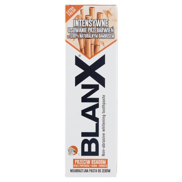 BlanX Whitening tandkräm mot plack, 75 ml