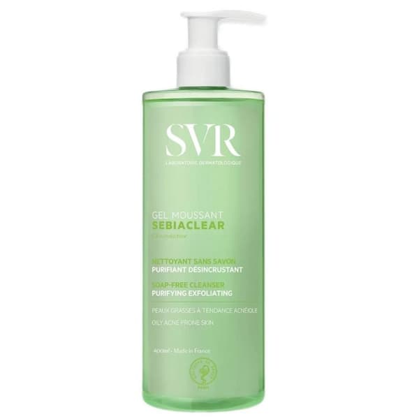 SVR Sebiaclear Rengöringsgel för Ansikte, 400ml